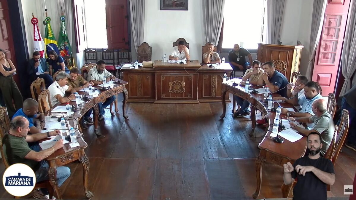 Câmara de Mariana realiza primeira reunião ordinária de 2026