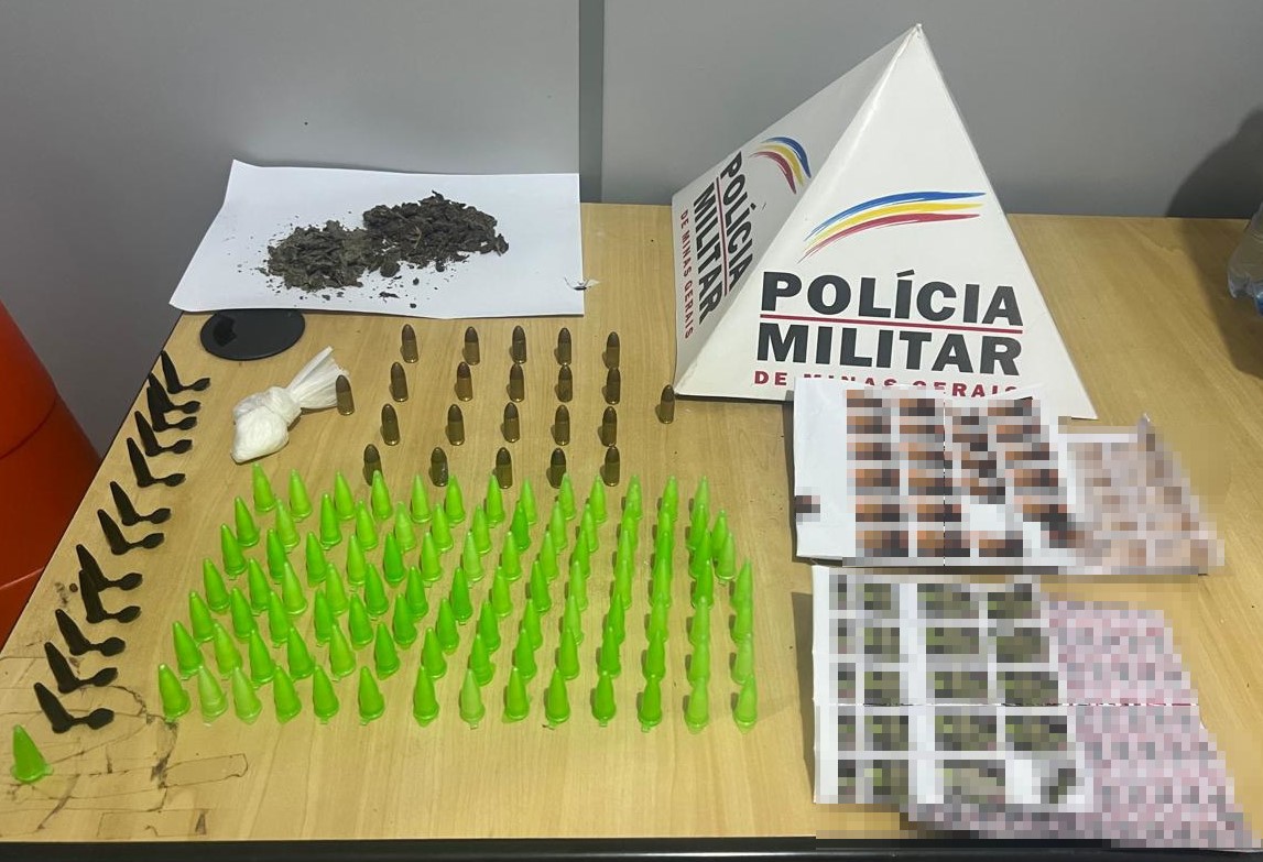 Polícia Militar prende traficante em Amarantina