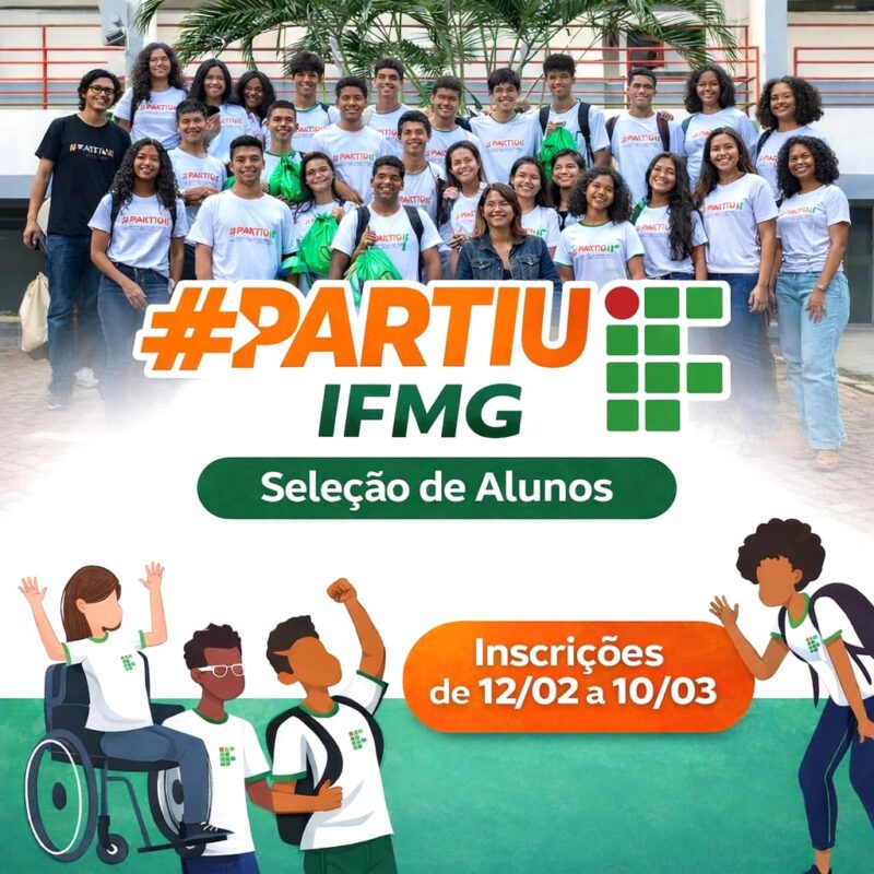 IFMG Campus Ouro Preto oferta 40 vagas para o curso preparatório #PartiuIF