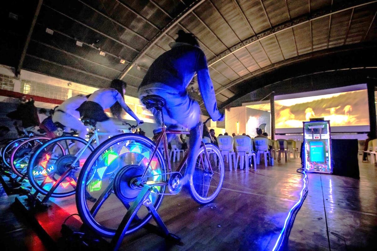 BikeCine pela primeira vez em Ouro Preto