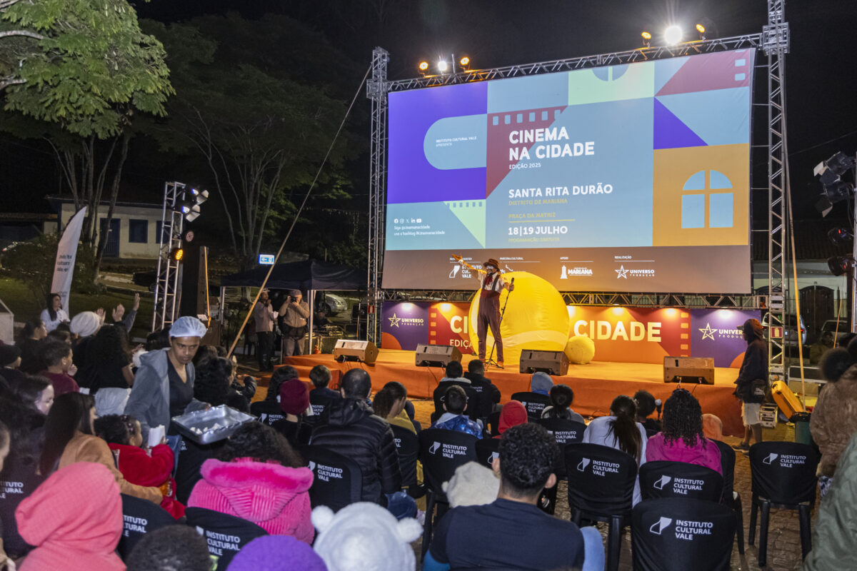 Cinema na Cidade abre edição 2026 em Santa Rita Durão com programação gratuita para todas as idades