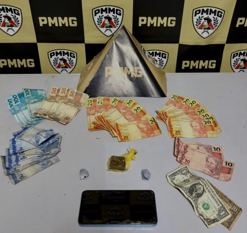 Polícia Militar prende traficante no bairro Taquaral, em Ouro Preto