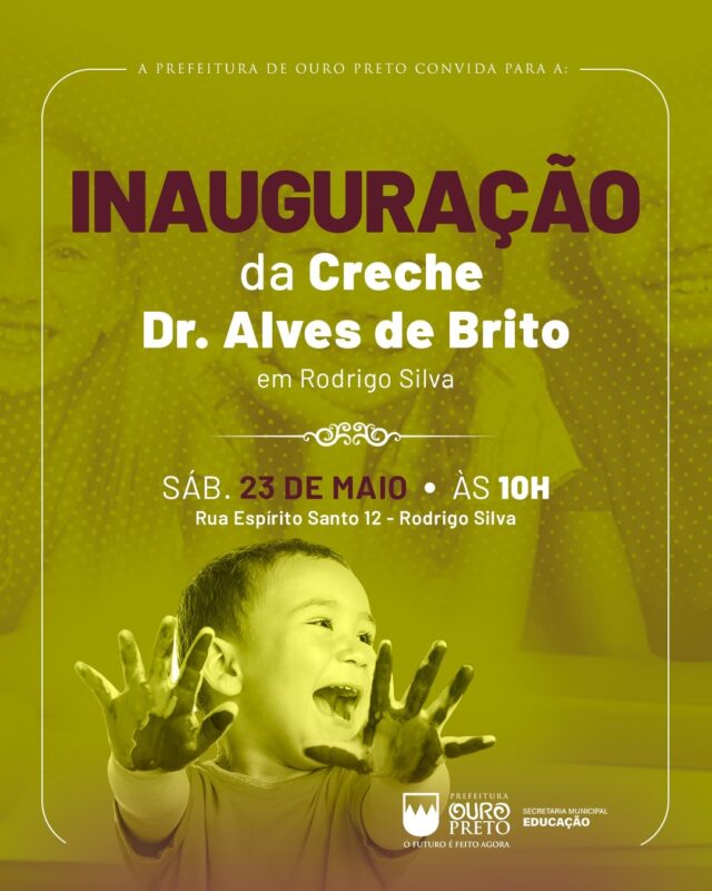 Distrito de Rodrigo Silva ganha nova creche amanhã