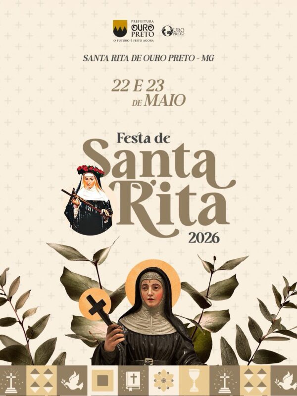 Distrito de Santa Rita de Ouro Preto recebe programação cultural em homenagem à padroeira